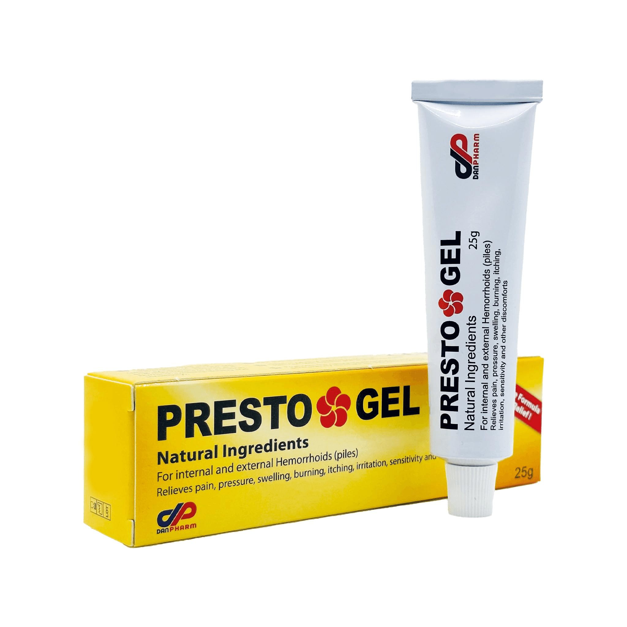Presto Gel 25g – Gel hỗ trợ cải thiện trĩ nội, trĩ ngoại, nứt kẽ hậu môn