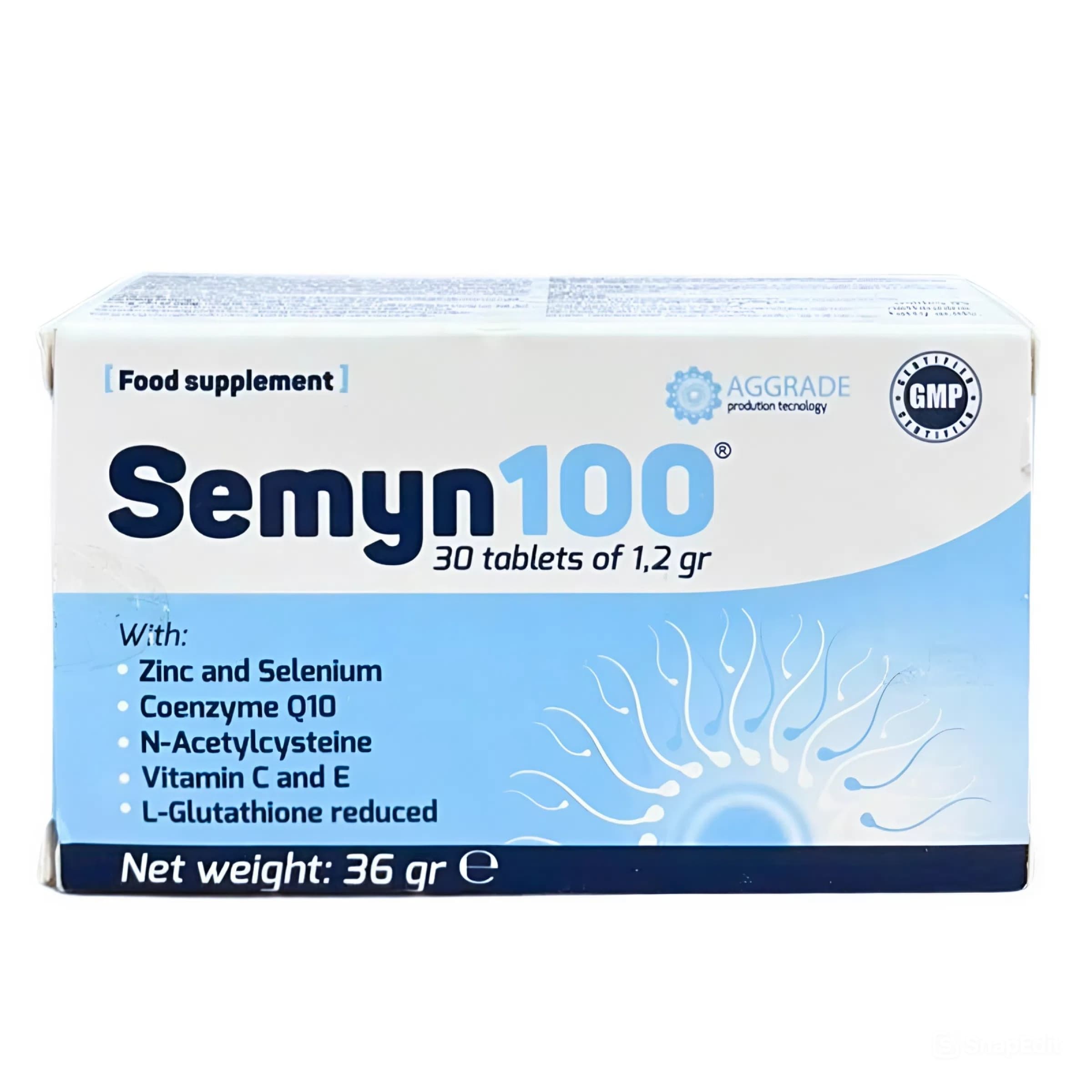 Semyn 100 – Hỗ trợ tăng số lượng, chất lượng tinh trùng, cải thiện sinh lý nam, nâng cao khả năng thụ thai tự nhiên