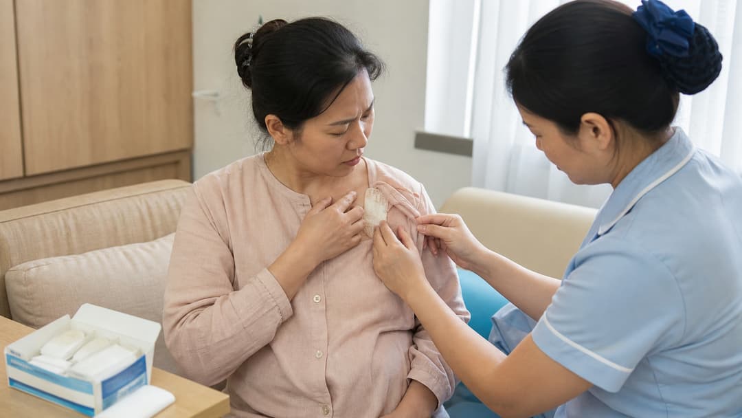 Ngứa rát quầng vú sau mổ áp xe: Nguyên nhân và khi nào cần khám