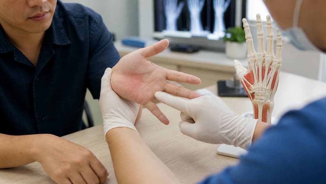 Áp xe lòng bàn tay: Vì sao cần khám sớm để bảo vệ chức năng bàn tay?