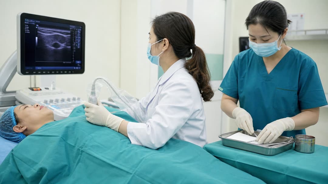 Điều trị áp xe vú: Chẩn đoán, dẫn lưu và chăm sóc sau can thiệp
