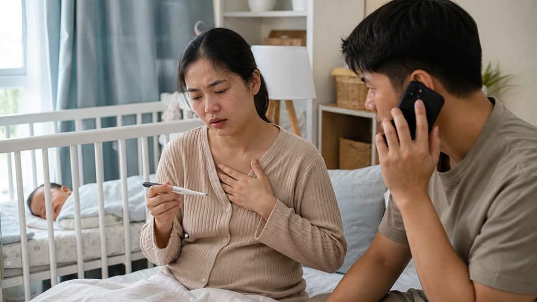 Cho con bú bị sốt và đau vú: Khi nào cần đi khám ngay?
