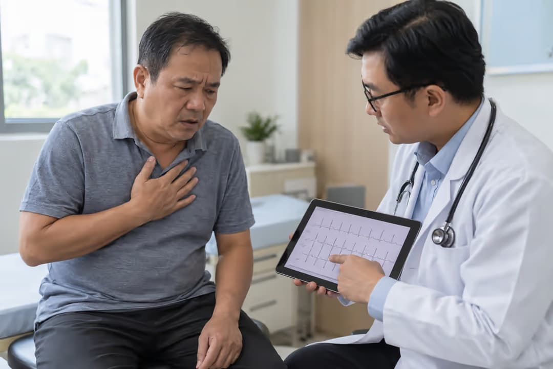 Thiếu máu cơ tim: Triệu chứng, nguyên nhân, chẩn đoán và cách xử trí