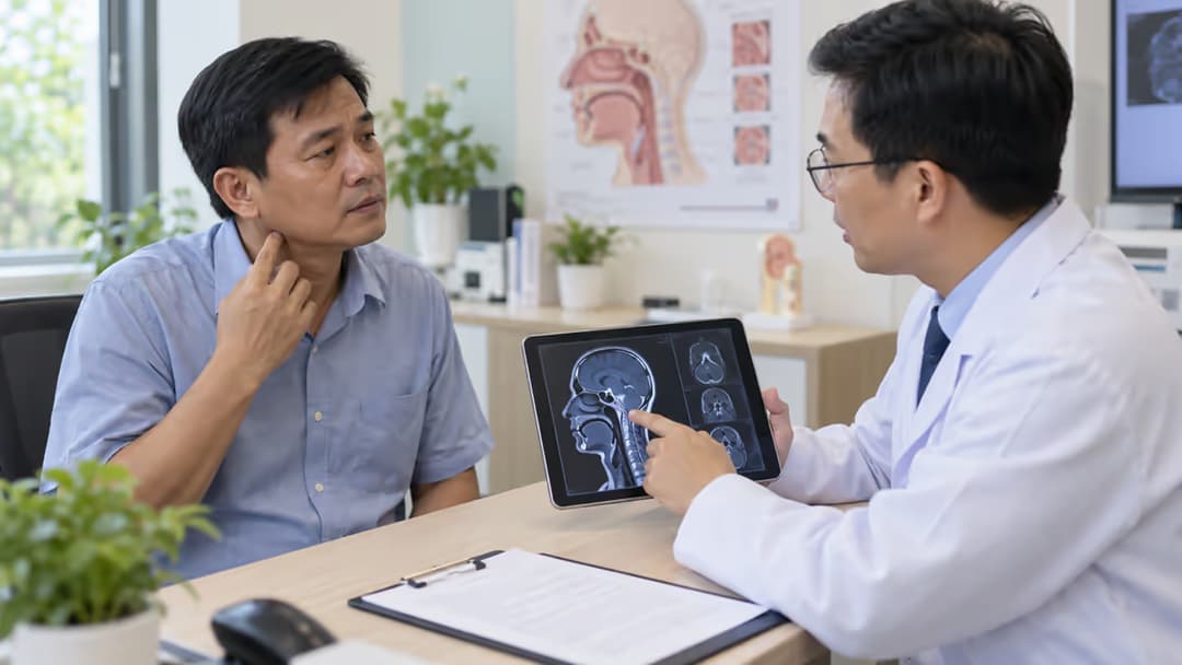 Ung thư vòm họng giai đoạn I: Dấu hiệu sớm, chẩn đoán và cách điều trị