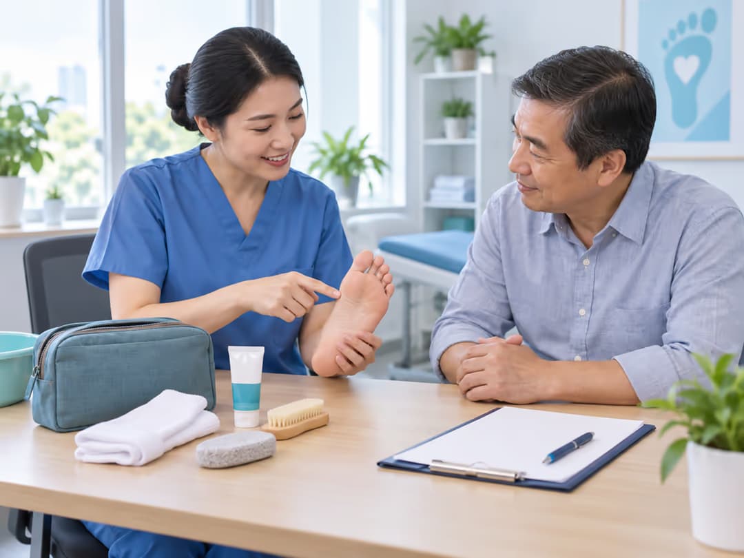 Bàn chân đái tháo đường và cách phòng ngừa biến chứng loét