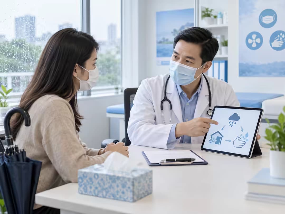 Vì sao cơ thể dễ mắc bệnh hô hấp trong mùa mưa