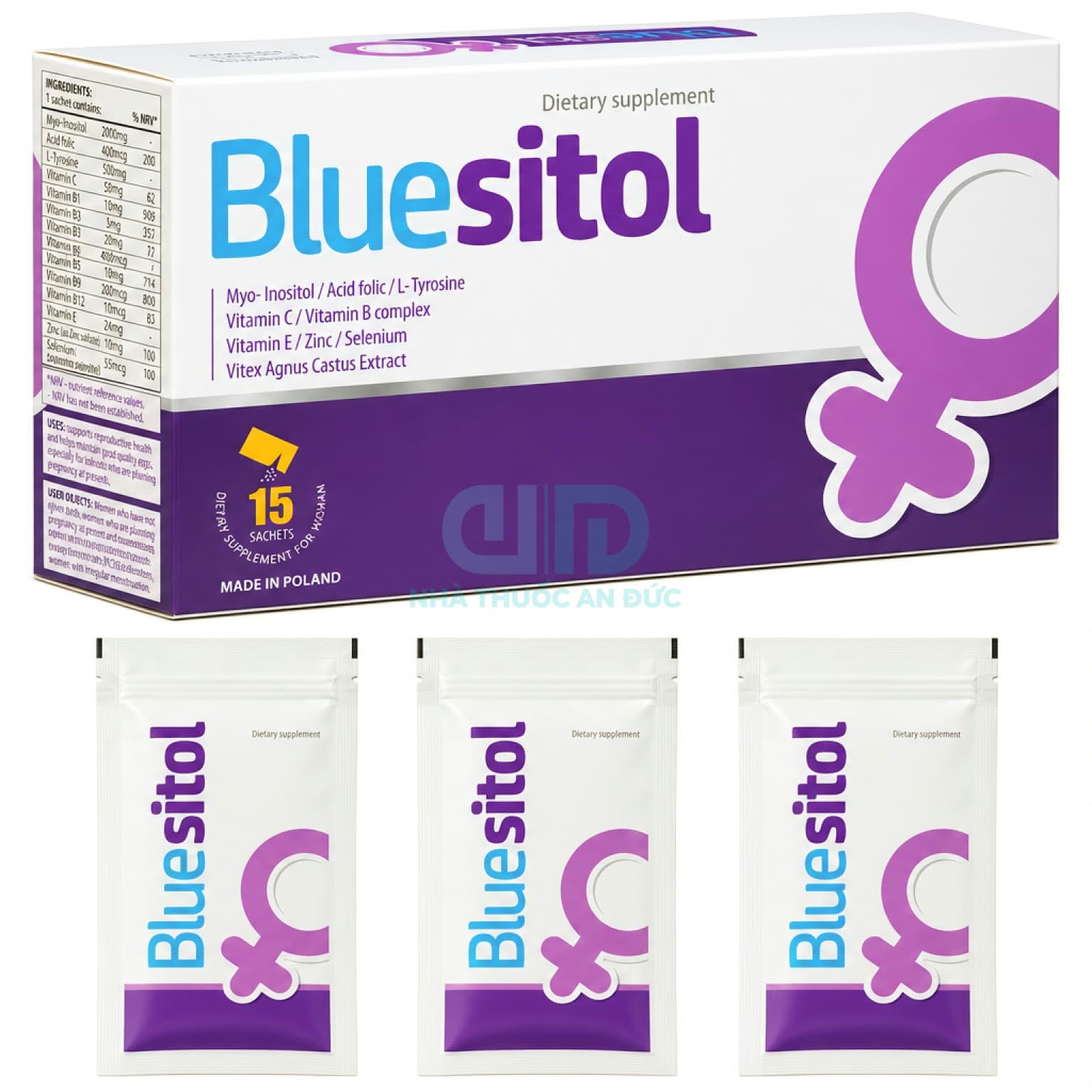 Hộp thực phẩm bảo vệ sức khỏe Bluesitol