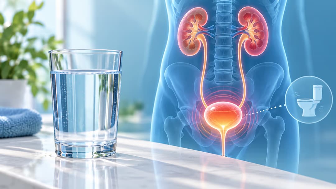 Vừa uống nước xong đã buồn đi tiểu có nguy hiểm không