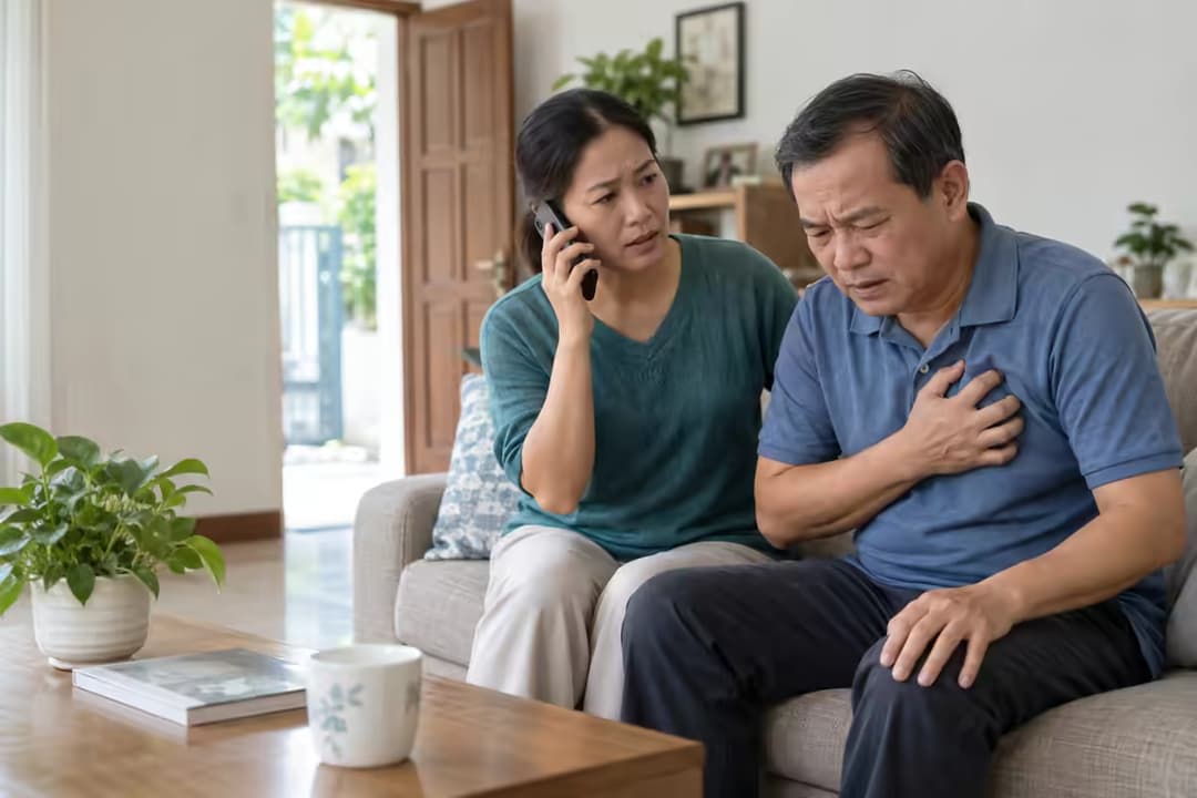 Đau ngực khi nào có thể theo dõi tại nhà và khi nào cần gọi 115