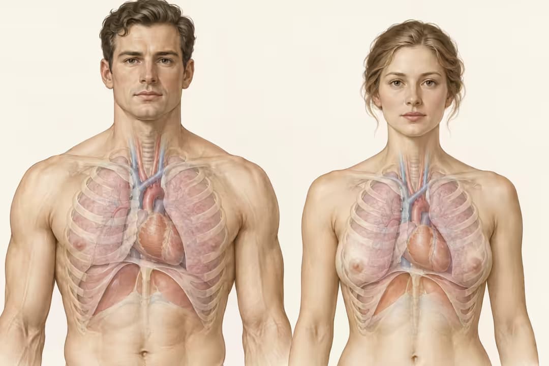Cấu trúc giải phẫu ngực ở nam và nữ và các bệnh lý thường gặp