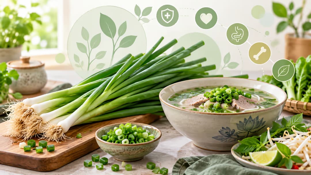 Tác dụng của hành hoa đối với sức khỏe và những lưu ý khi sử dụng