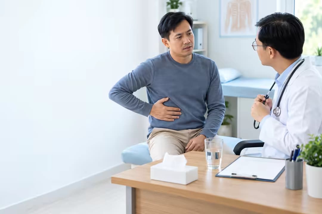 Ho nhiều bị đau sườn phải có nguy hiểm không và cách xử trí