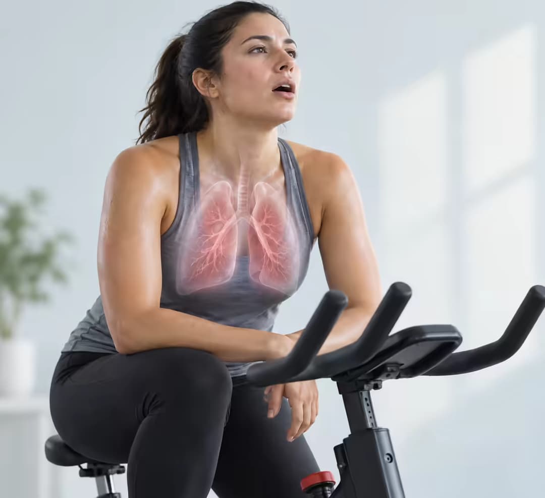 Vì sao tập thể dục bị khó thở và cách khắc phục