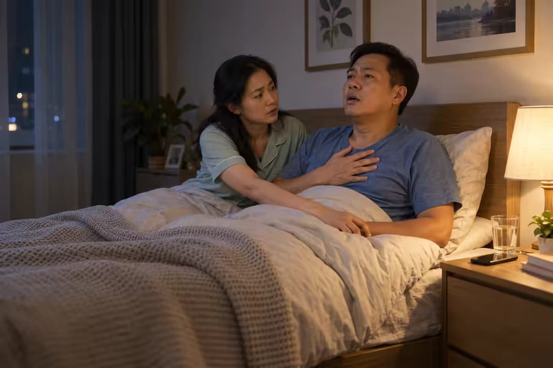 Khó thở kịch phát về đêm là gì và cảnh báo bệnh lý tiềm ẩn