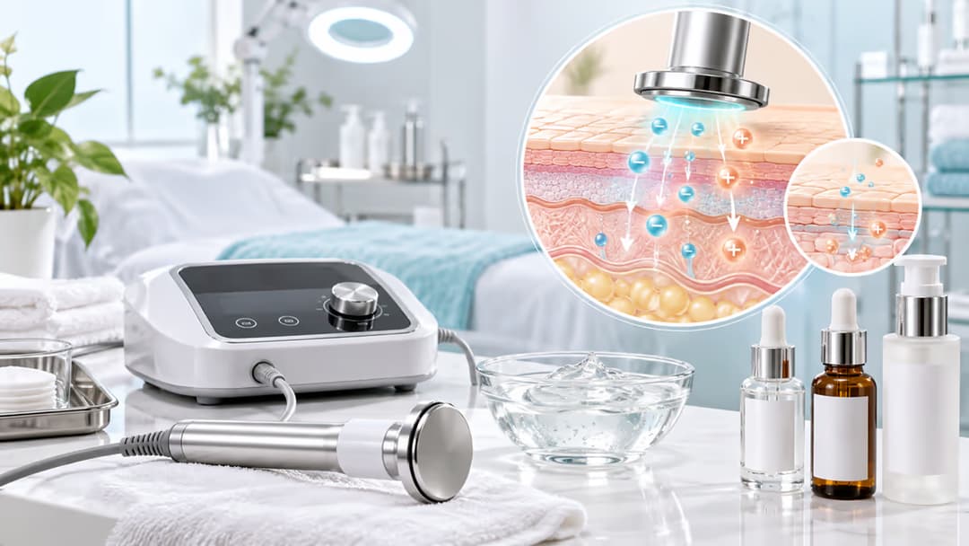 Máy điện di trong thẩm mỹ và ứng dụng cải thiện làn da