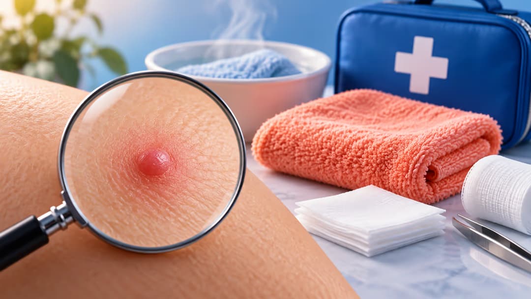 Cách xử trí mụn nhọt ở mông an toàn và hạn chế tái phát