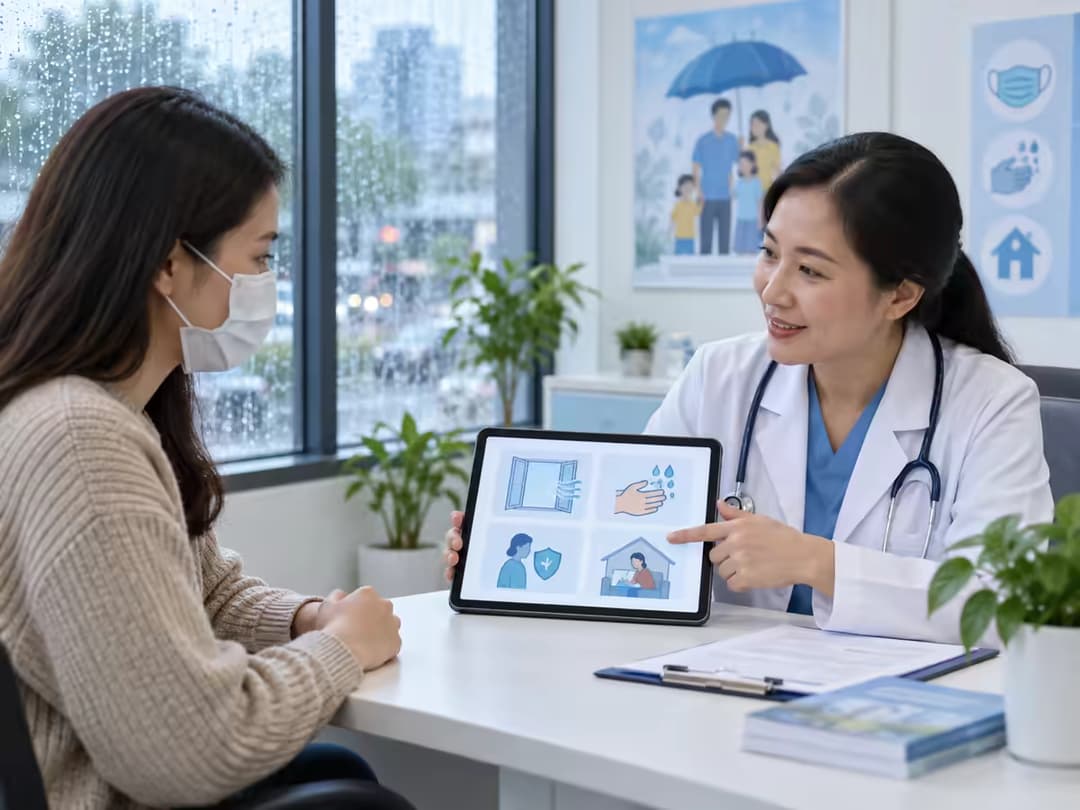 Nguy cơ dịch cúm gia tăng khi mùa mưa kéo dài và biện pháp phòng ngừa