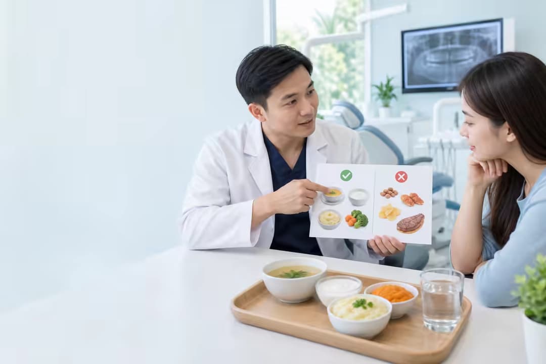 Nhổ răng khôn kiêng ăn gì và nên ăn gì để mau lành