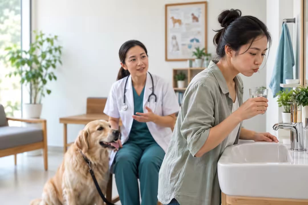 Nước bọt chó văng vào miệng có nguy hiểm không và cách xử trí