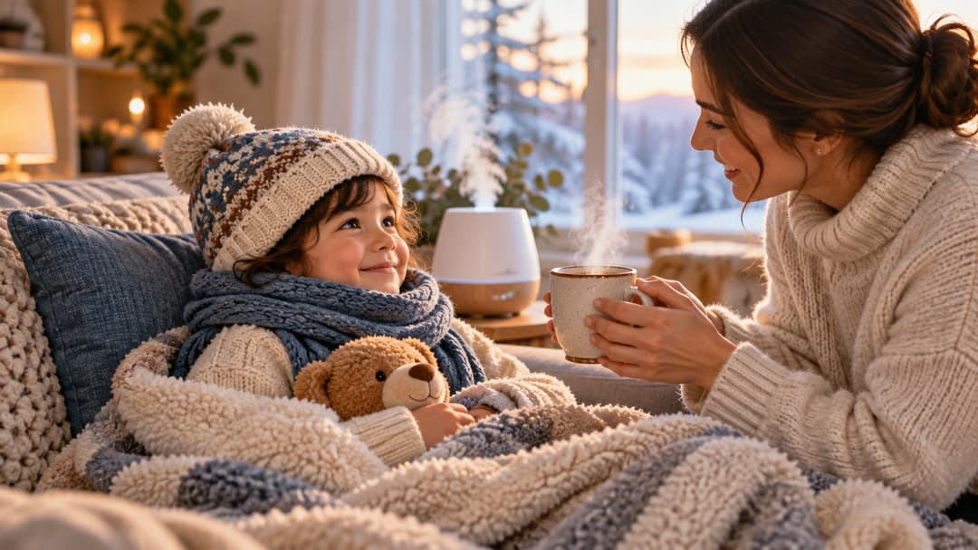 Cách phòng bệnh cho trẻ vào mùa đông an toàn
