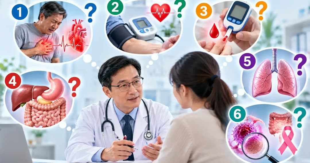 Khám sàng lọc sức khỏe: 6 câu hỏi quan trọng cần biết