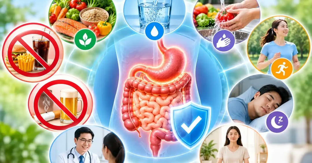 Các biện pháp phòng tránh bệnh đường tiêu hóa