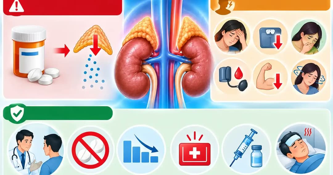 Suy thượng thận do thuốc: Nguyên nhân và biện pháp phòng ngừa