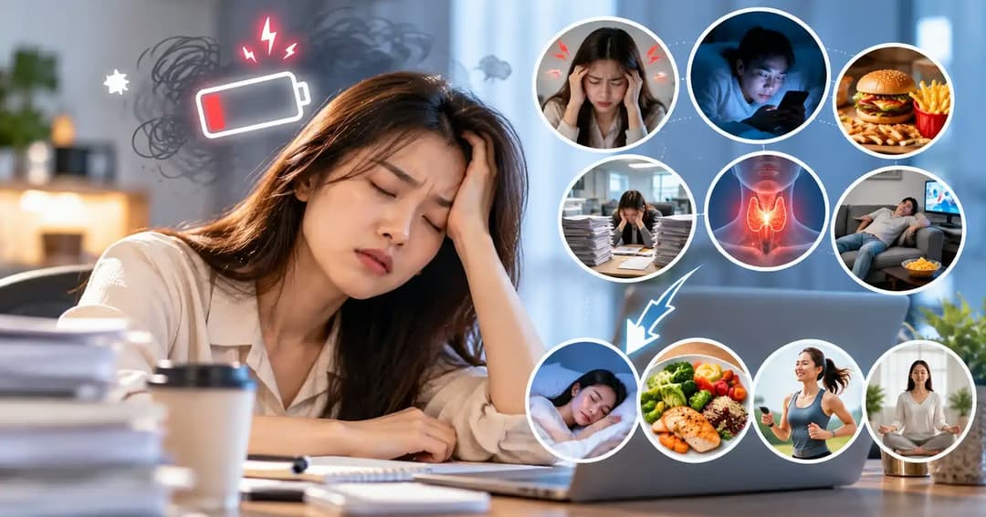 Vì sao cơ thể mệt mỏi buồn ngủ liên tục và cách khắc phục