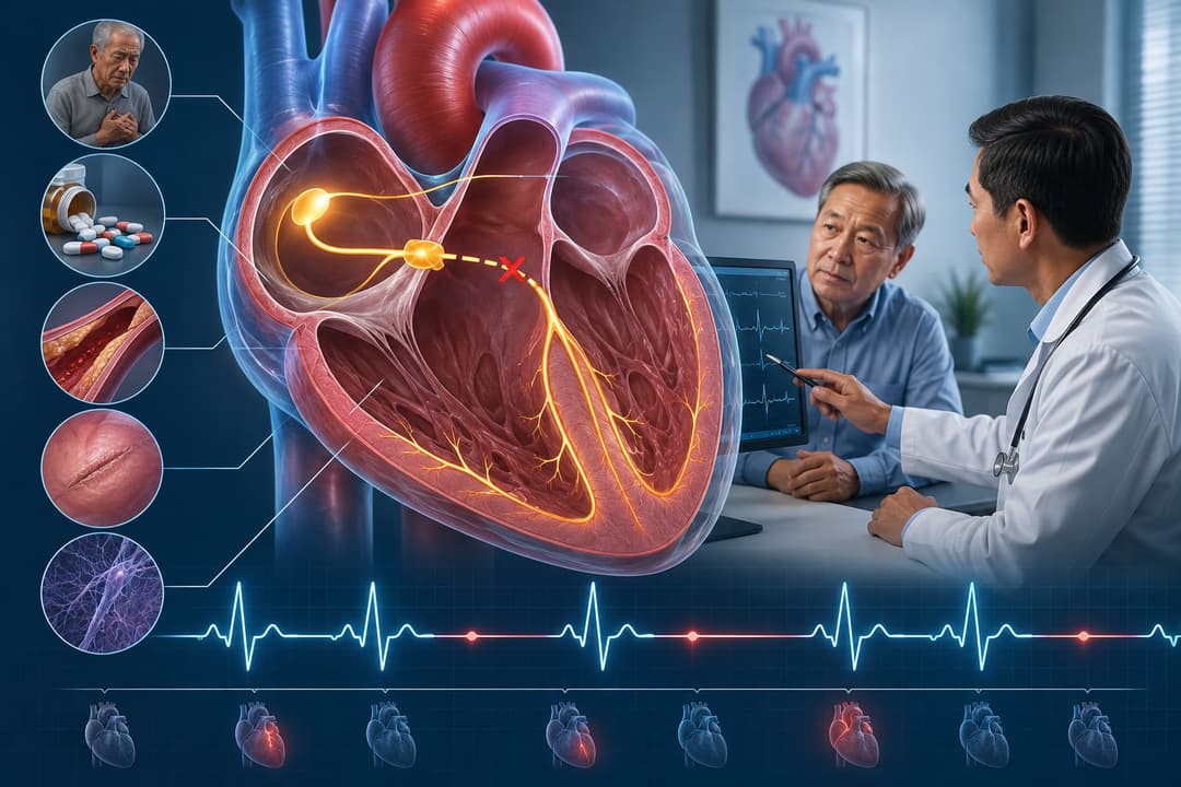 Block nhĩ thất: Nguyên nhân, triệu chứng và lưu ý khi theo dõi