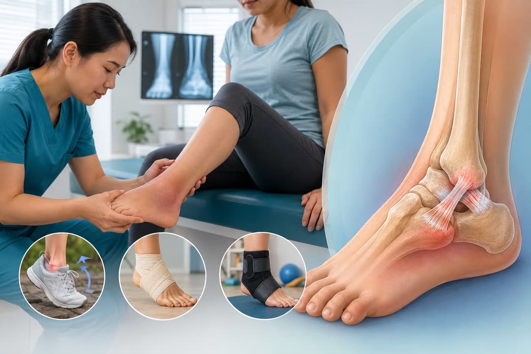 Bong gân cổ chân: Nguyên nhân, dấu hiệu và các biến chứng tiềm ẩn