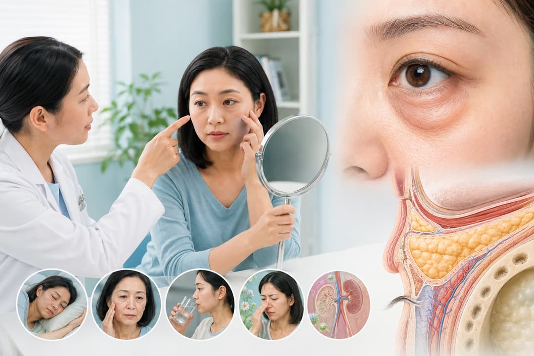 Bọng mắt: Nguyên nhân, triệu chứng và quy trình chẩn đoán