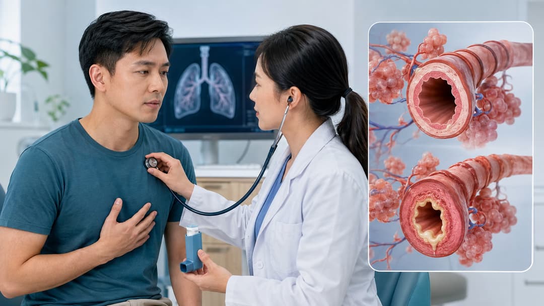 Cơn hen phế quản: Nguyên nhân, triệu chứng và phương pháp chẩn đoán