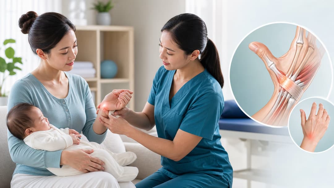 Đau cổ tay sau sinh: Nguyên nhân, dấu hiệu và chẩn đoán