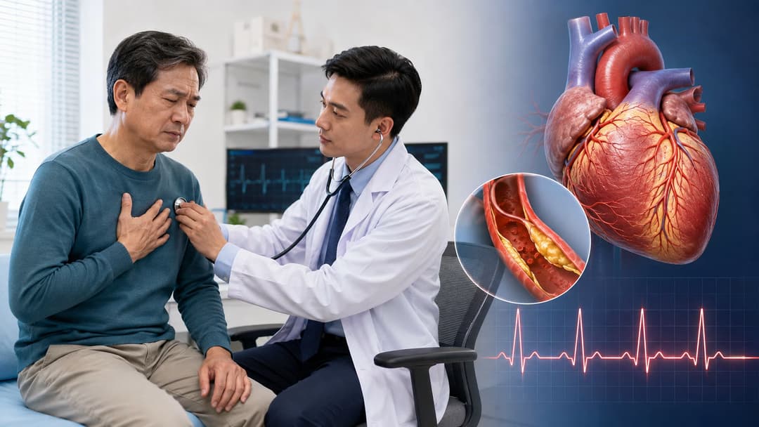 Đau tim: Triệu chứng, nguyên nhân và nguyên tắc chẩn đoán