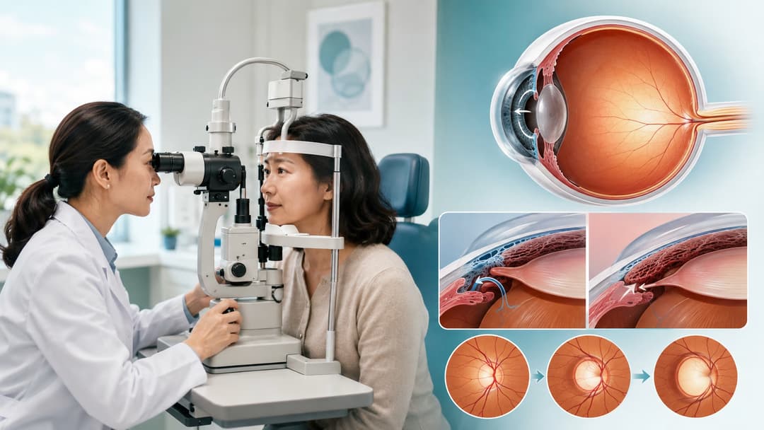 Glôcôm góc đóng nguyên phát: Nguyên nhân, triệu chứng và phương pháp chẩn đoán