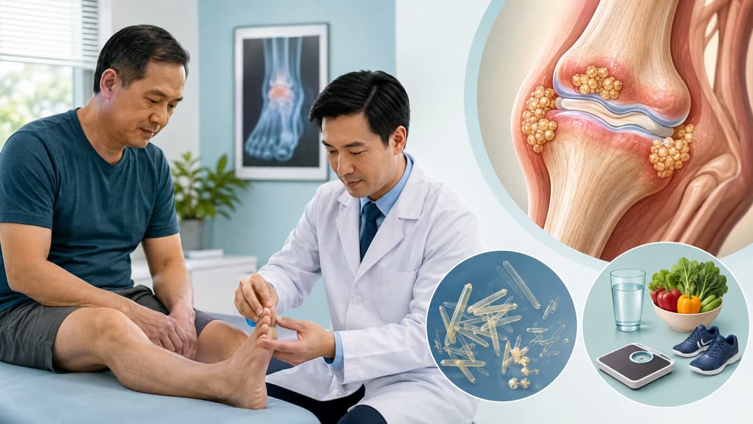 Bệnh gút (gout): Nguyên nhân, dấu hiệu và chẩn đoán