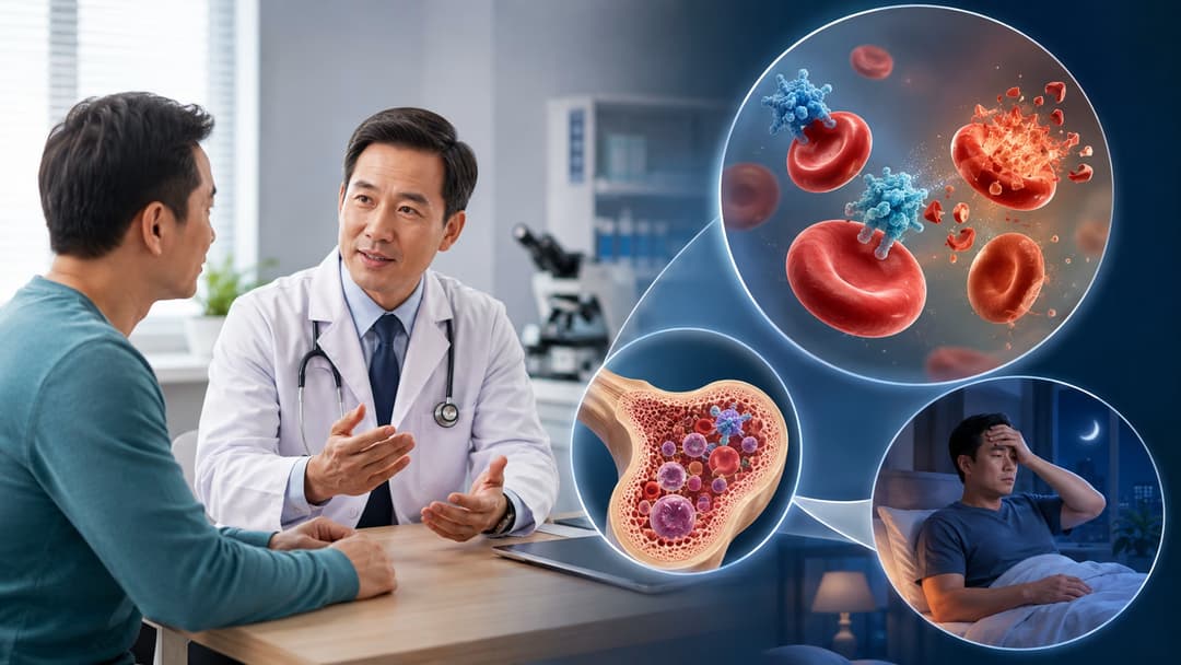 Đái huyết sắc tố kịch phát về đêm: Dấu hiệu, nguyên nhân và chẩn đoán