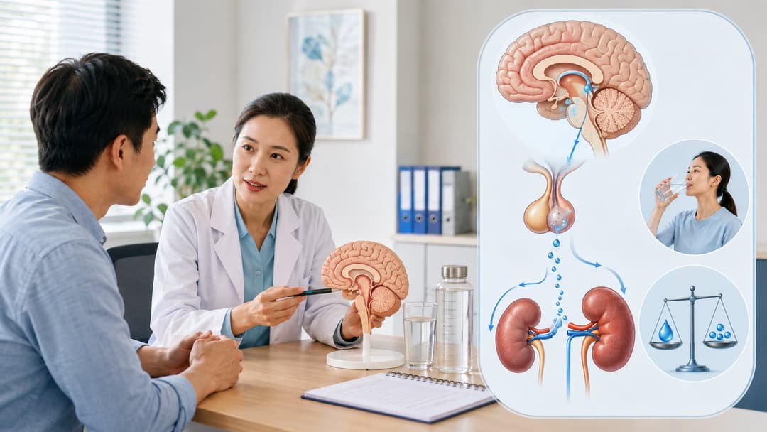 Đái tháo nhạt: Nguyên nhân, dấu hiệu, biến chứng và chẩn đoán