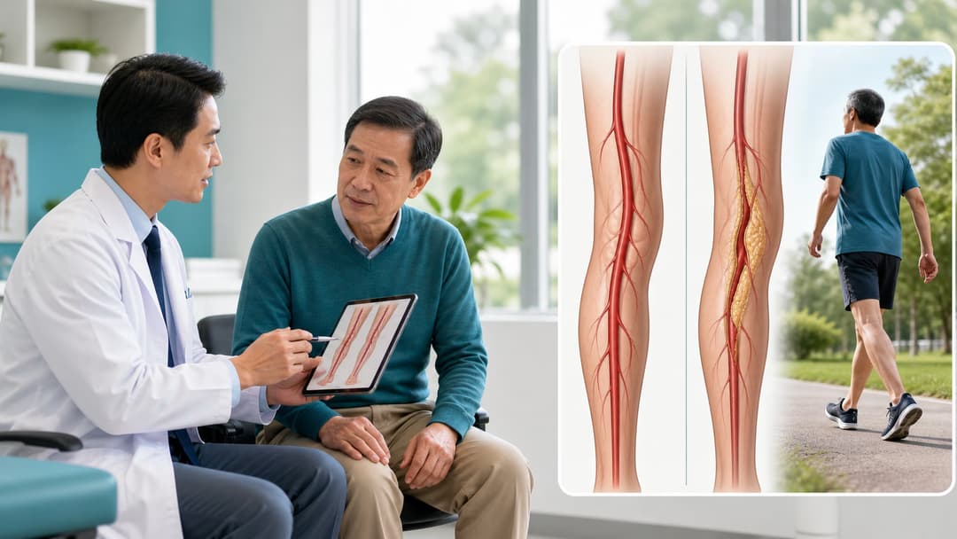 Hẹp động mạch chi dưới: Nguyên nhân, dấu hiệu và cách điều trị