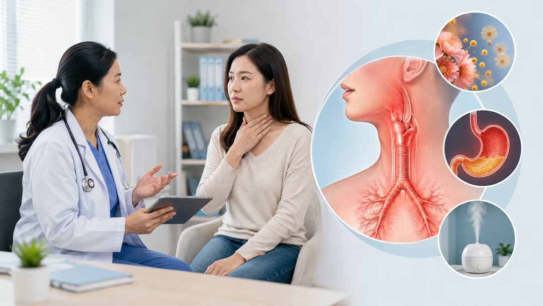 Ho khan: Nguyên nhân, triệu chứng, biến chứng và cách xử trí