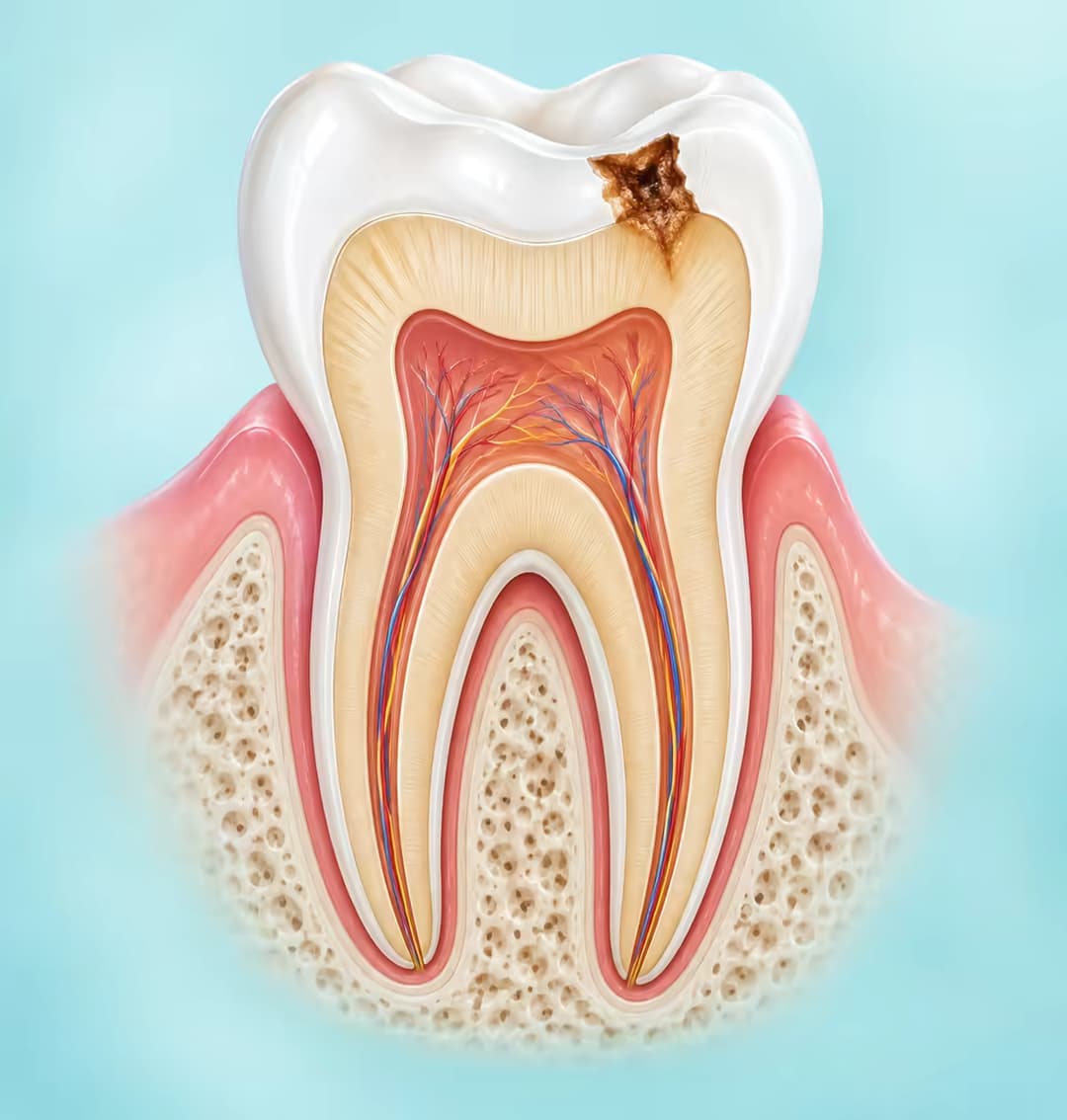 Các giai đoạn sâu răng và hướng nhận biết sớm