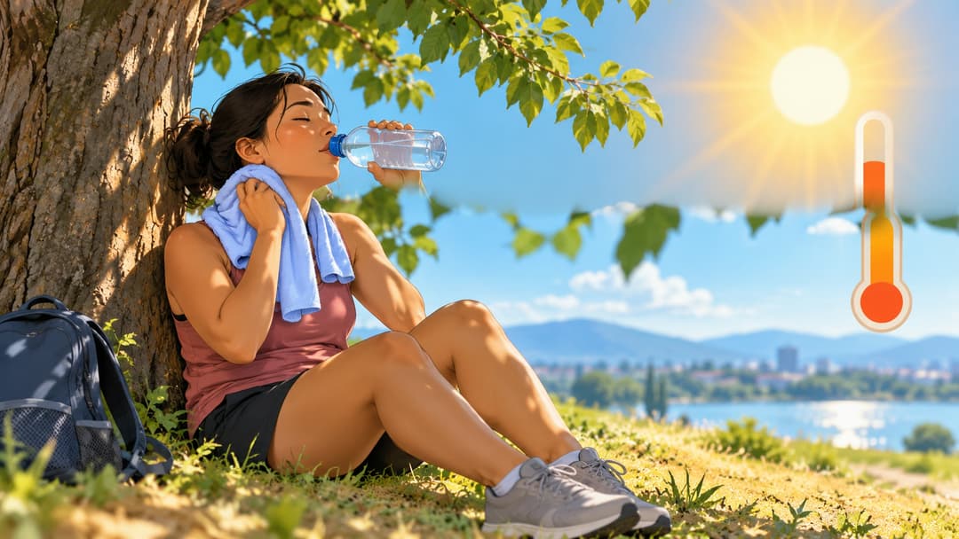 Đi nắng về bị sốt do sốc nhiệt và cách xử trí phòng ngừa