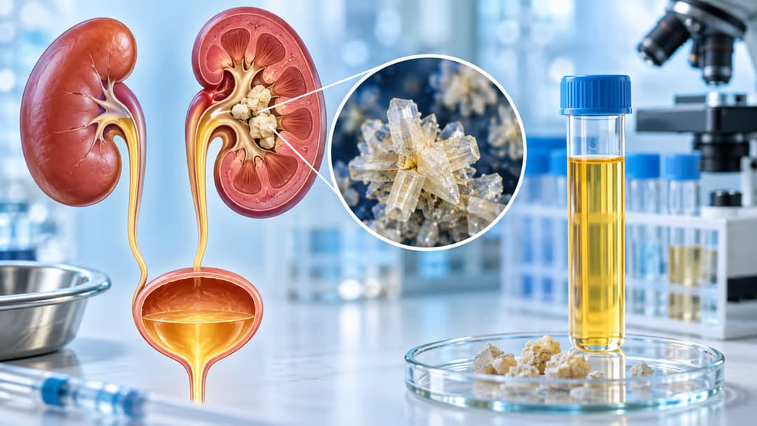 Sỏi struvite là gì: Nguyên nhân hình thành, triệu chứng và cách phòng ngừa