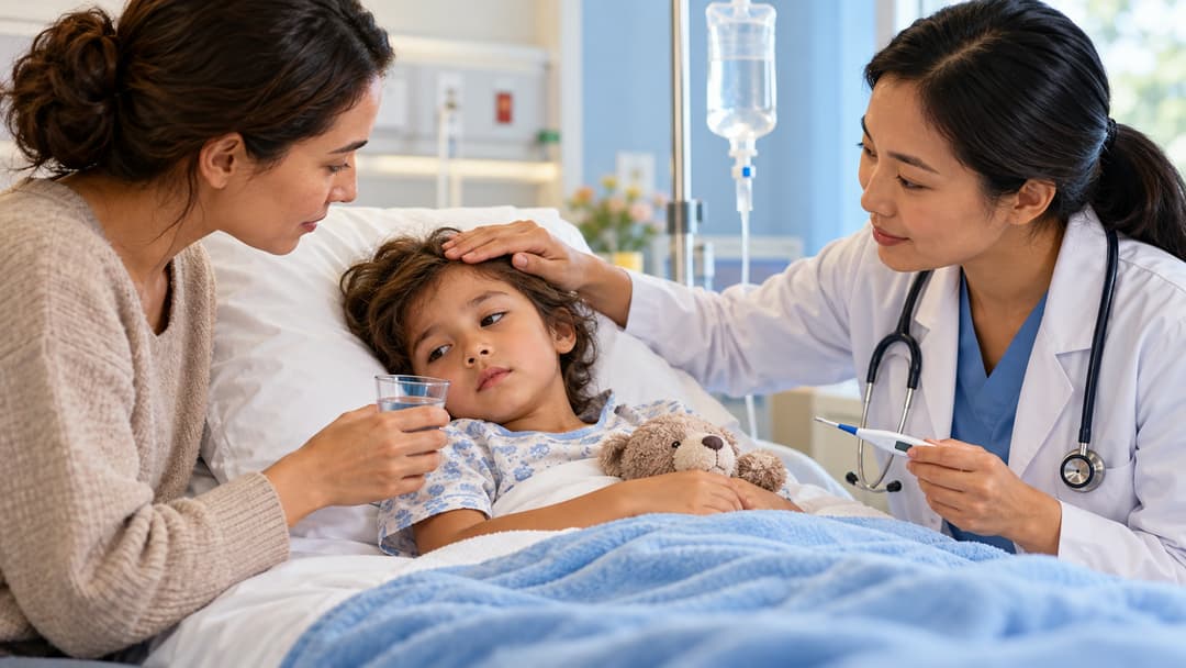 Trẻ bị sốt có nên truyền nước không và những điều cha mẹ cần biết