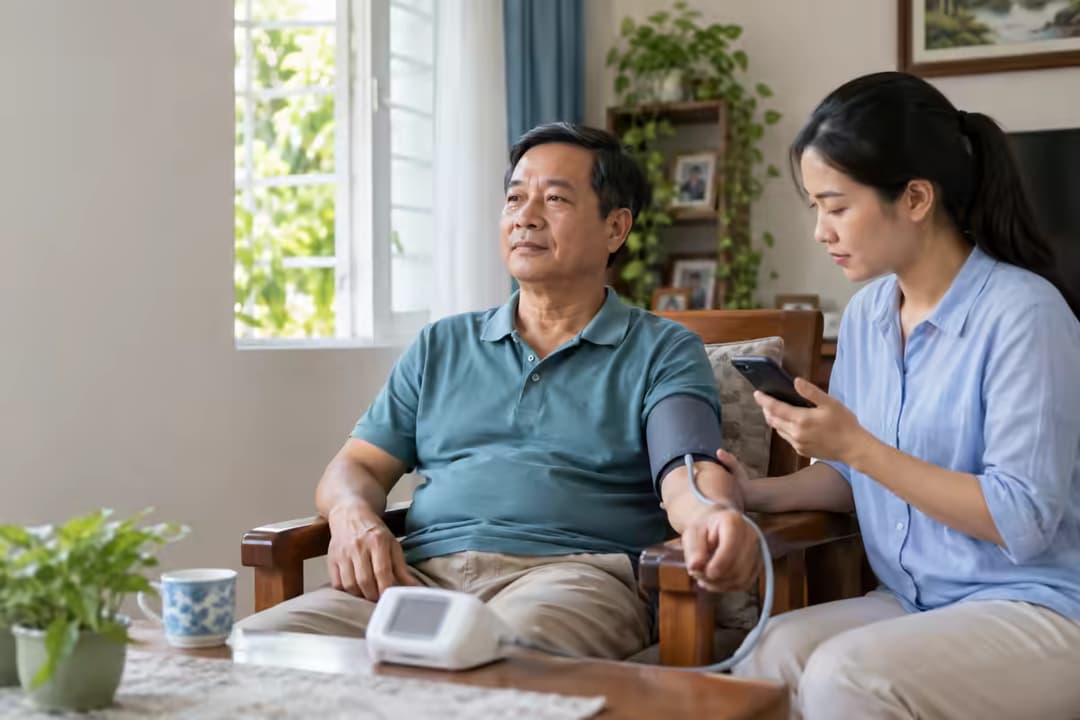 Cách xử trí ban đầu khi tăng huyết áp đột ngột tại nhà