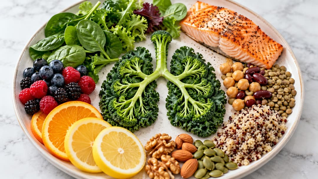 Thực phẩm tốt cho người bệnh phổi giúp hỗ trợ chức năng hô hấp