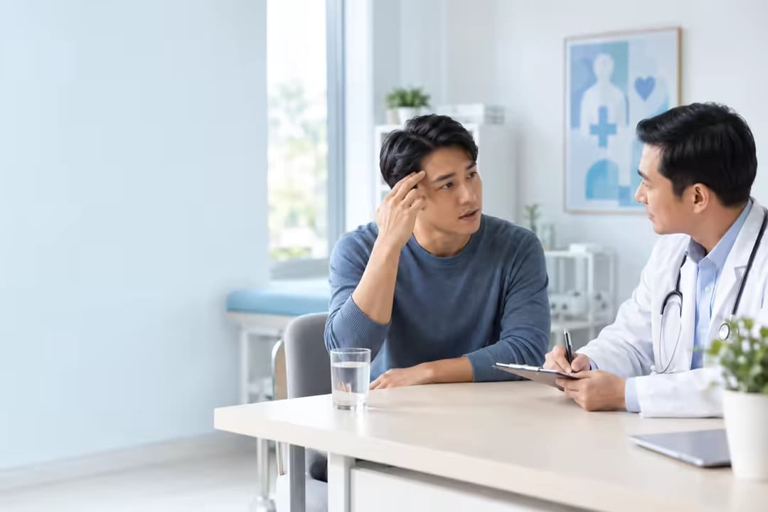 Trán nổi gân do đâu và khi nào cần đi khám bác sĩ
