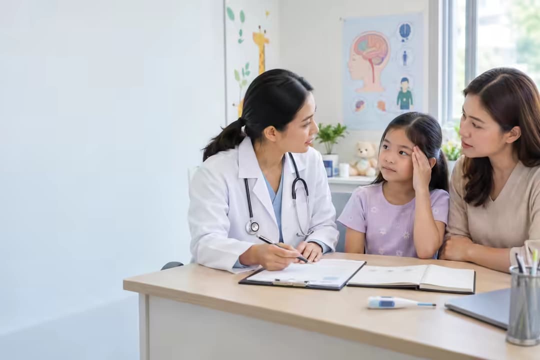Trẻ bị đau đầu nguyên nhân do đâu và khi nào nên đi khám bác sĩ