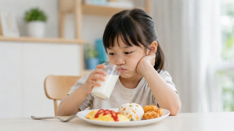 Trẻ không chịu ăn chỉ uống sữa: Nguyên nhân và cách xử trí
