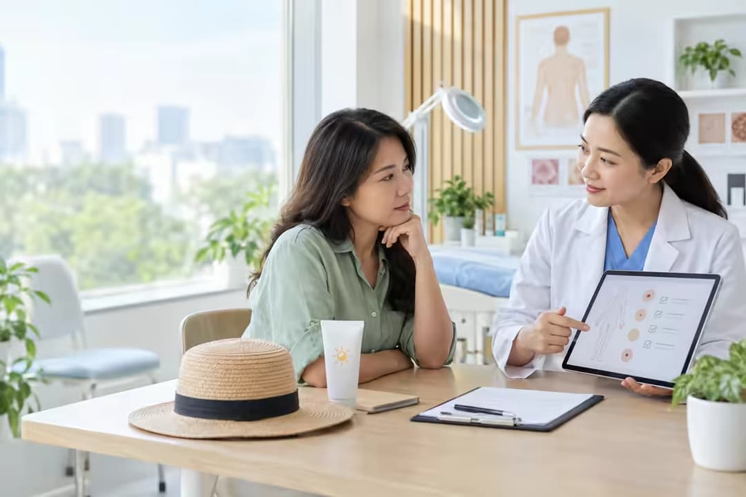 Biểu hiện ung thư da giai đoạn đầu và phương pháp theo dõi y tế